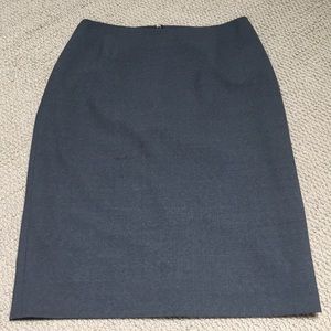 Brooks Brothers Gray Pencil Skirt
